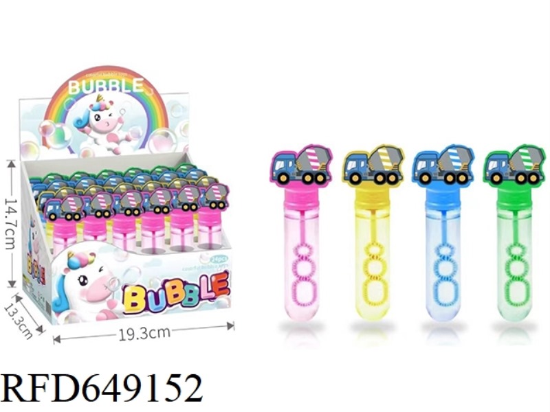 14CM CARTOON MIXER BUBBLE STICK (24PCS)