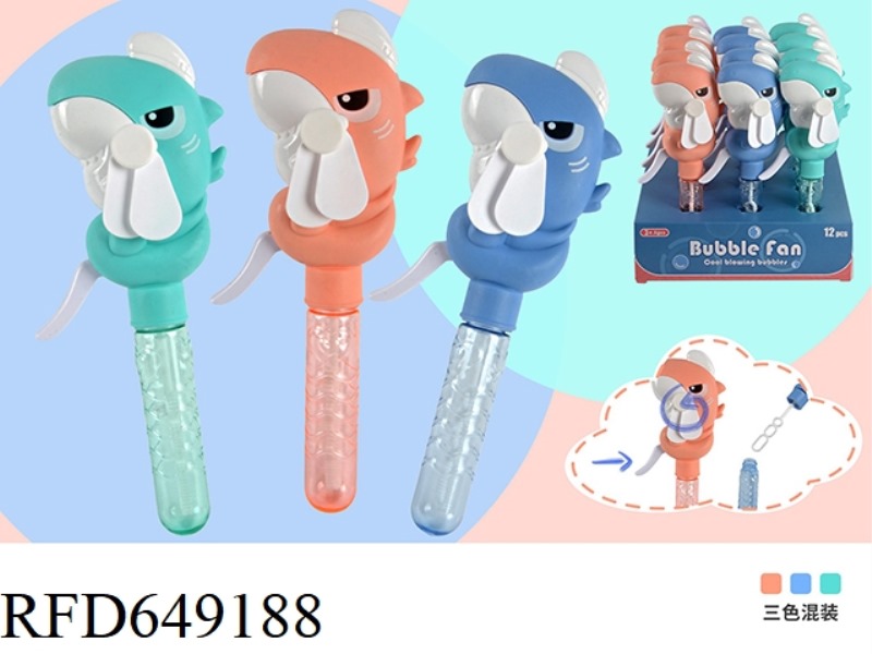 SHARK BUBBLE FAN (12PCS)