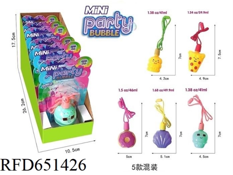 FUN MINI BUBBLE BLOWING
