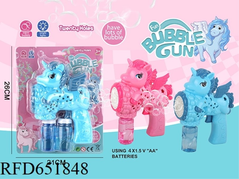 UNICORN BUBBLE GUN (20 HOLES)