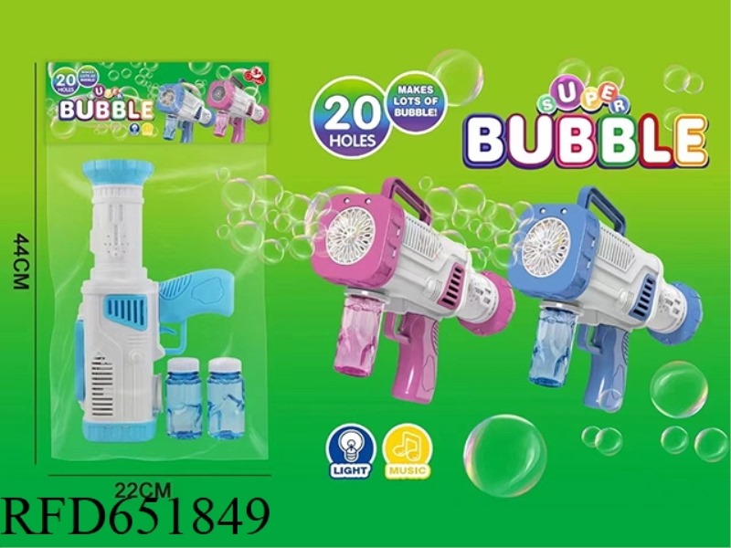 GATLING BUBBLE GUN (20 HOLES)