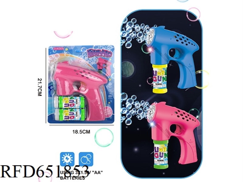 SOLID COLOR CLASSIC BUBBLE GUN (10 HOLES)