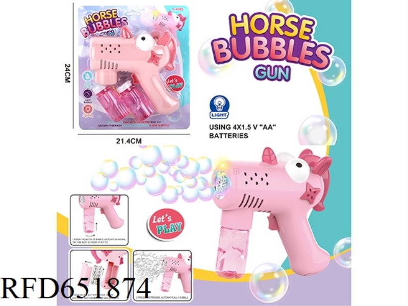 UNICORN BUBBLE GUN (8 HOLES)