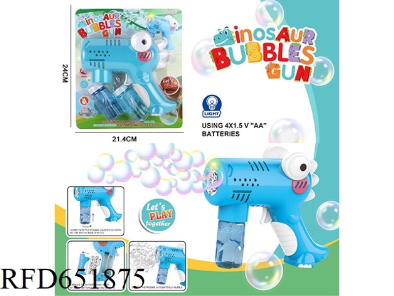 DINOSAUR BUBBLE GUN (8 HOLES)