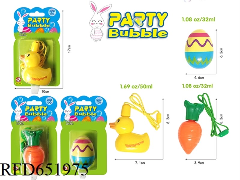 EASTER FUN BLOWING BUBBLES
