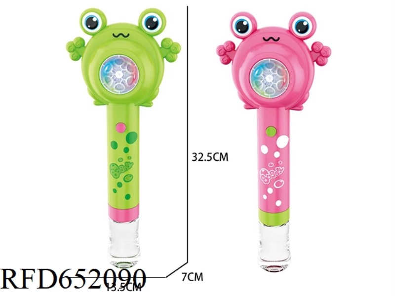 LIGHT FROG BUBBLE BAR/FROG ELECTRIC BUBBLE BAR/BUBBLE MACHINE (POROUS +2 LIGHTS)