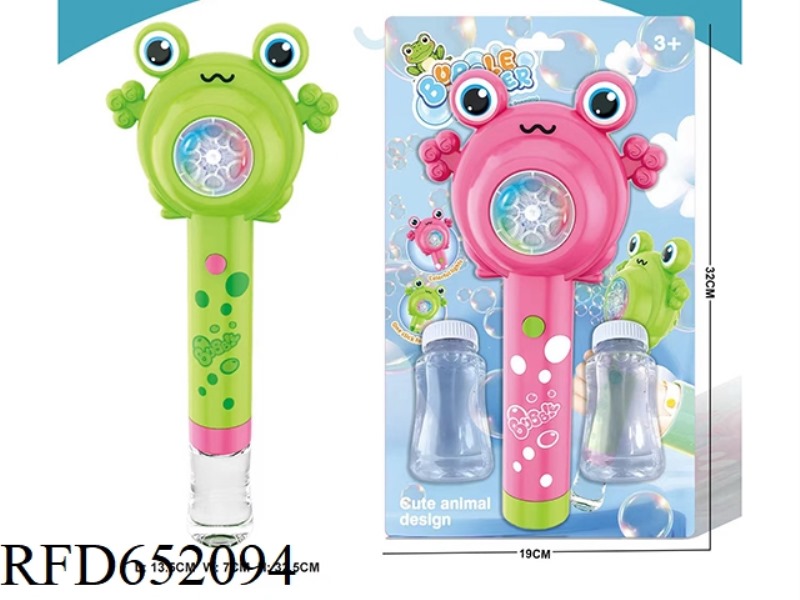 LIGHT FROG BUBBLE BAR/FROG ELECTRIC BUBBLE BAR/BUBBLE MACHINE (POROUS +2 LIGHTS)