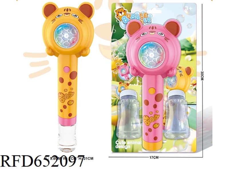 LIGHT TIGER BUBBLE BAR/TIGER ELECTRIC BUBBLE BAR/BUBBLE MACHINE (POROUS +2 LIGHTS)