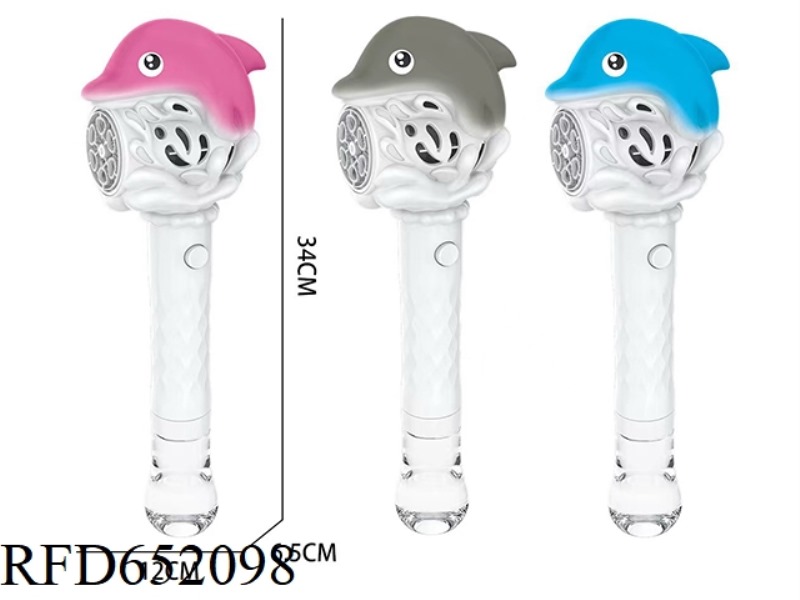 LIGHT SHARK BUBBLE GUN/SHARK ELECTRIC BUBBLE MACHINE/ELECTRIC BUBBLE STICK (POROUS +5 LIGHTS)