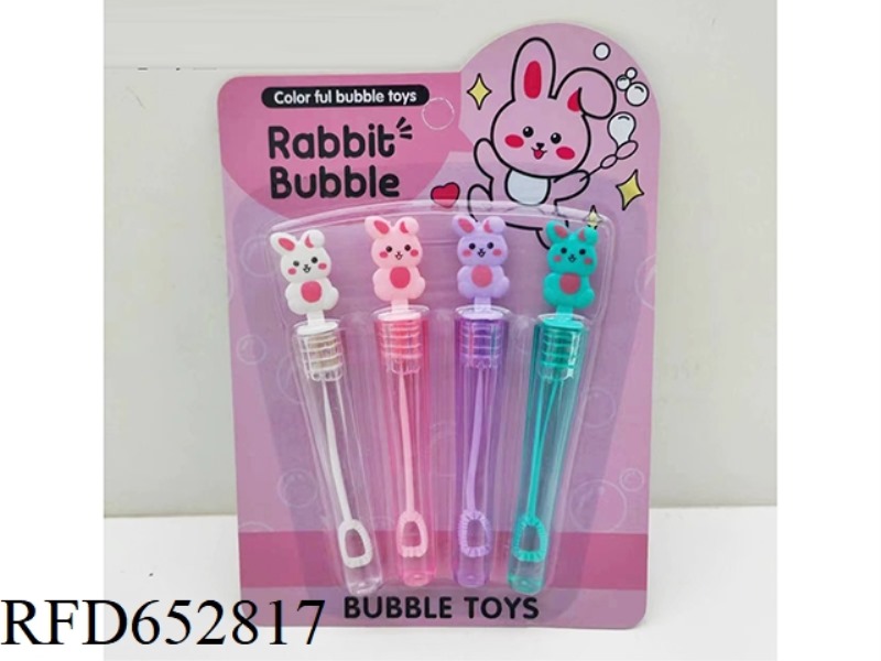 13 CM RABBIT BUBBLE STICK