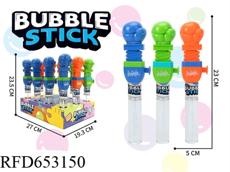 TELESCOPIC BOXING HEAD/BUBBLE STICK 12PCS