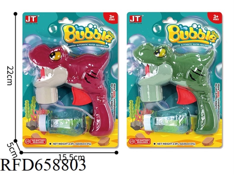 MANUAL DINOSAUR BUBBLE GUN
