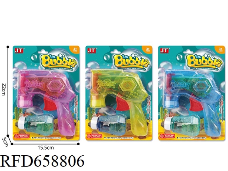 MANUAL CLEAR BUBBLE GUN