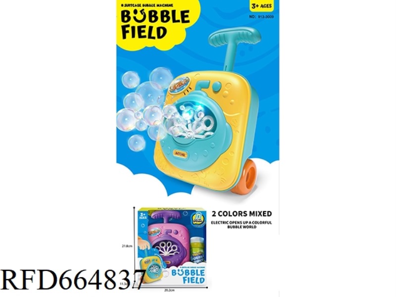 LUGGAGE CASE BUBBLE MACHINE