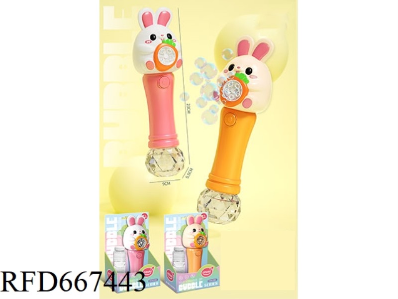 HANDHELD RABBIT BUBBLE STICK