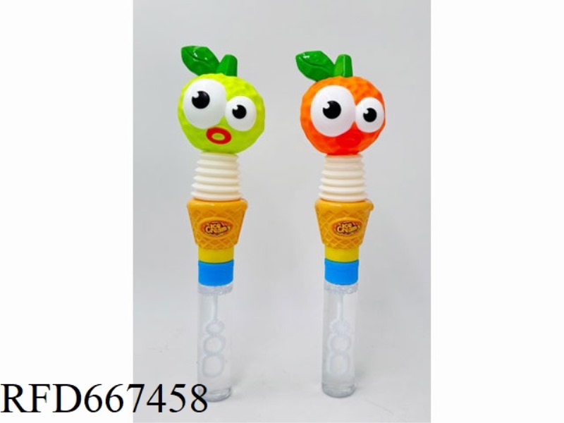 ORANGE WHISTLE&BUBBLE STICK
