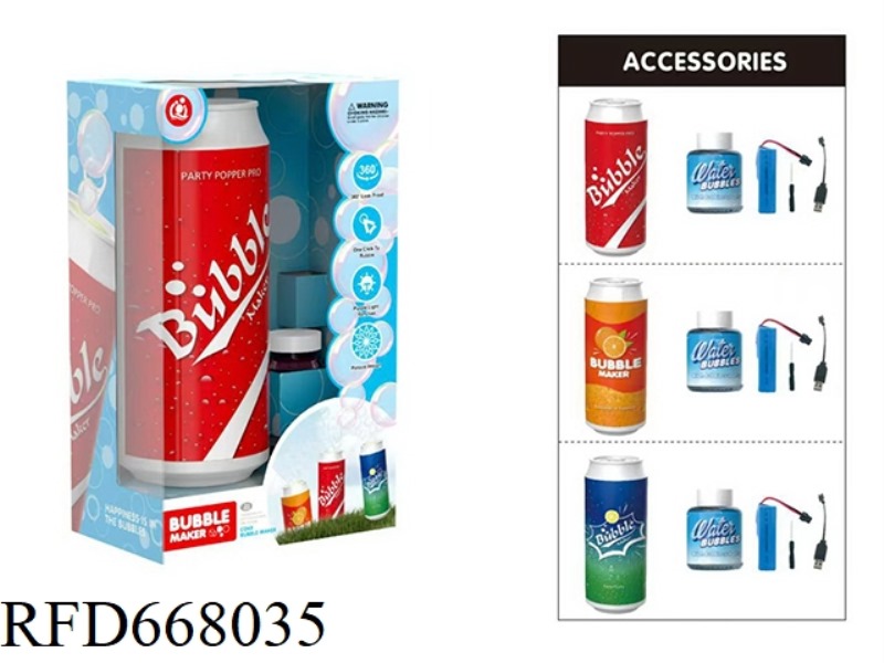 COLA FIREWORKS BUBBLE MACHINE (85ML *1 BOTTLE)