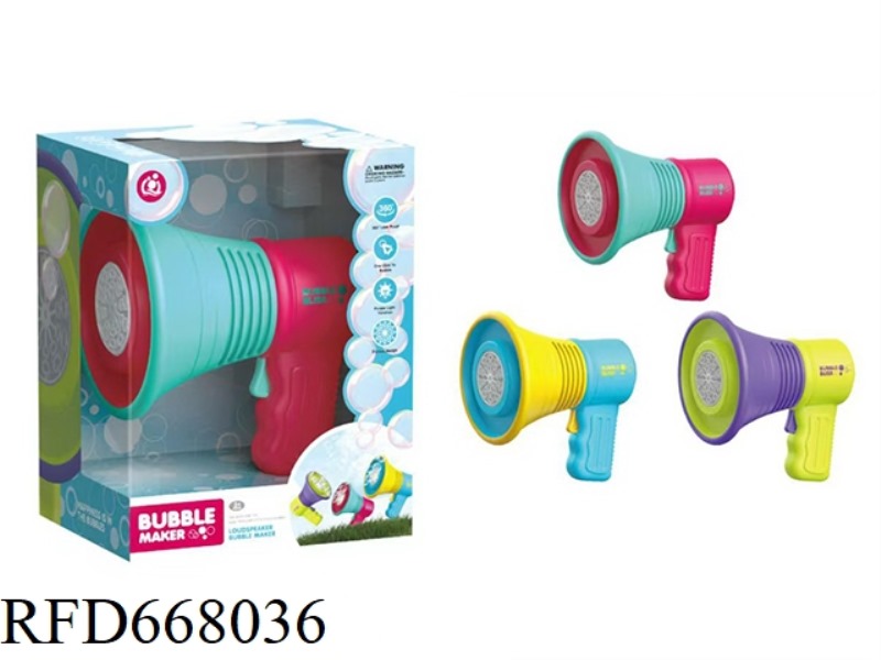 SMALL TRUMPET BUBBLE GUN (35ML * BOTTLE)