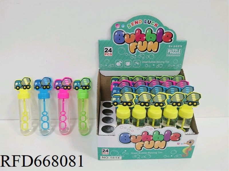 MIXING TRUCK BUBBLE STICK (24CPS)