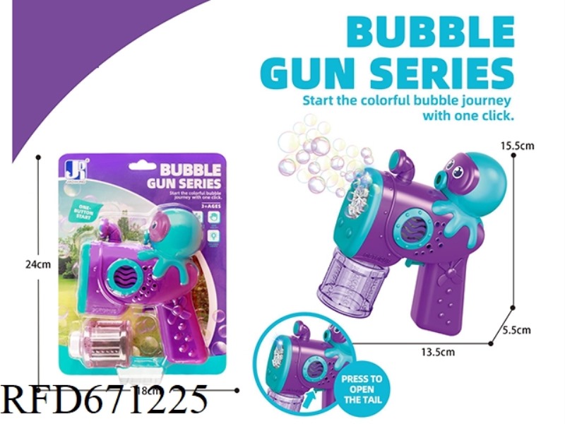 8-HOLE LIGHT OCTOPUS BUBBLE GUN