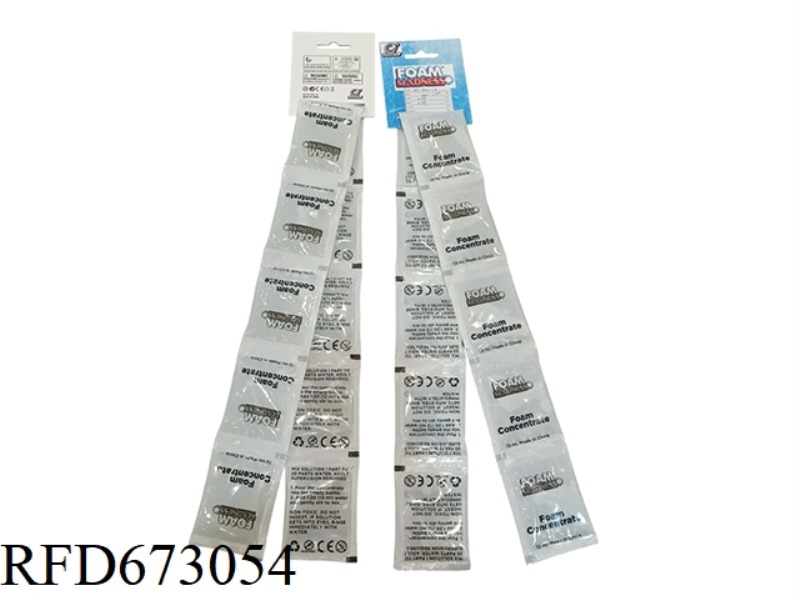 12ML FOAM CONCENTRATE, 10 PACKS WITH ONE CLIP ATTACHED
