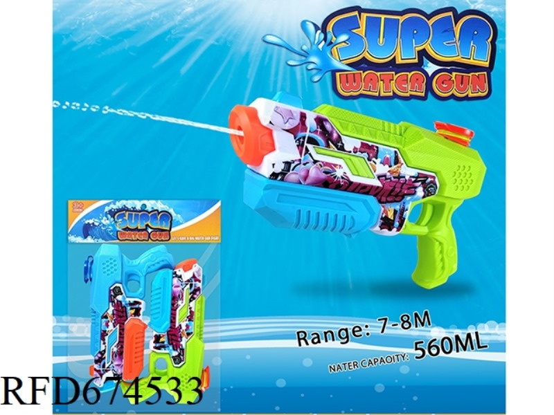 PNEUMATIC WATER GUN 560ML