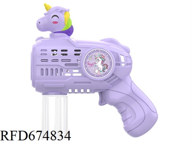 UNICORN SMALL ELECTRIC BUBBLE GUN