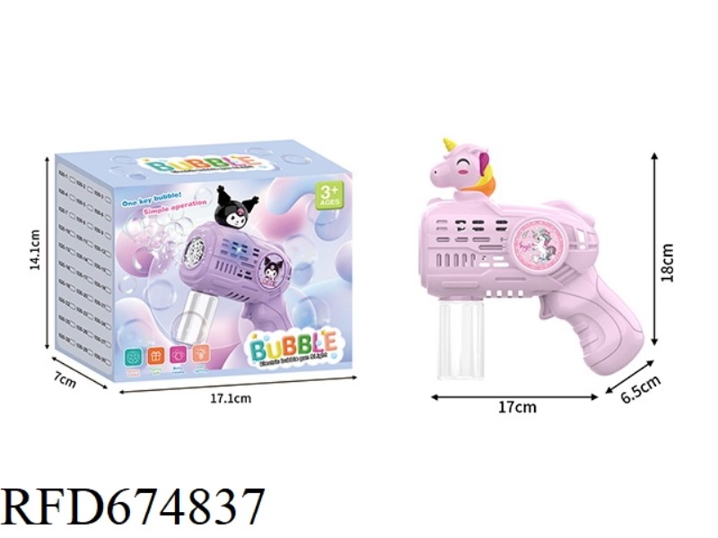 UNICORN SMALL ELECTRIC BUBBLE GUN