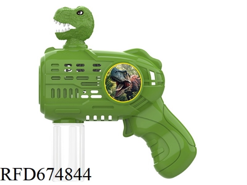 DINOSAUR MINI ELECTRIC BUBBLE GUN