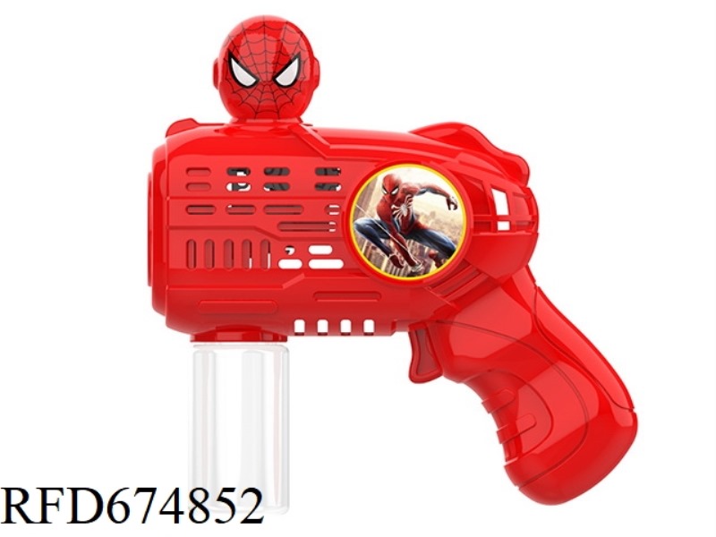 SPIDER-MAN'S LITTLE ELECTRIC BUBBLE GUN