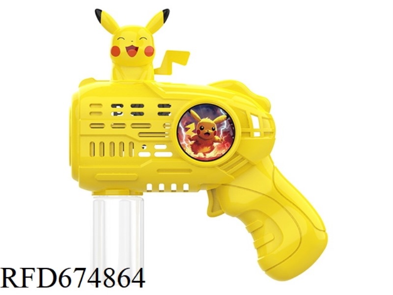PIKACHU SMALL ELECTRIC BUBBLE GUN