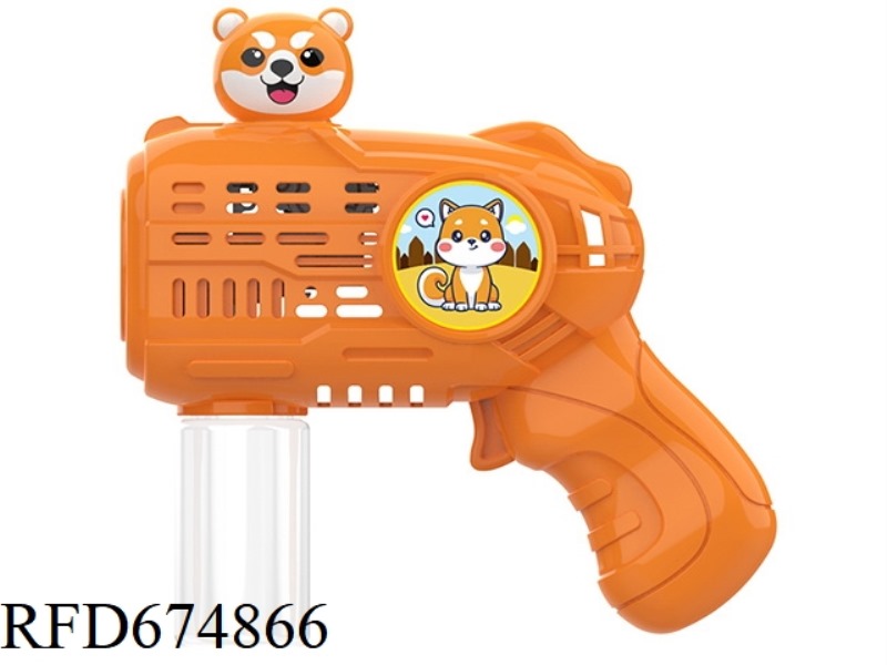 SHIBA INU SMALL ELECTRIC BUBBLE GUN