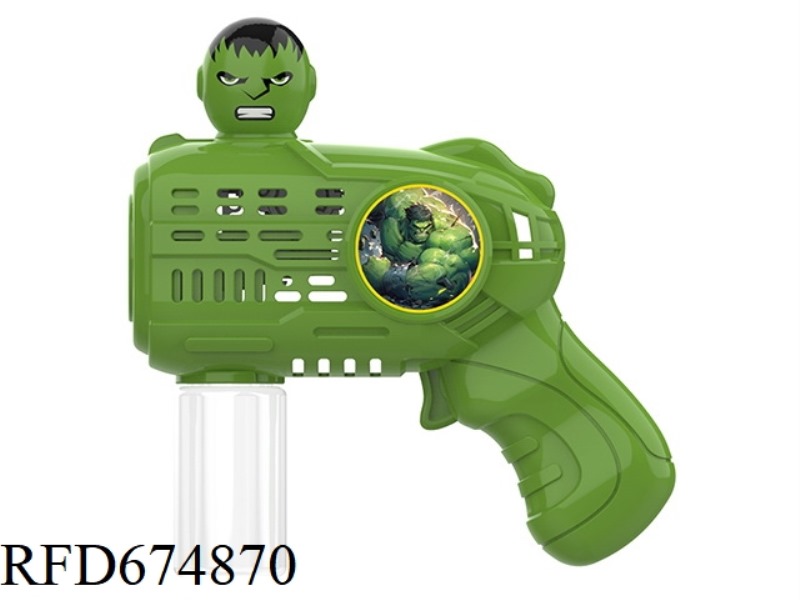 THE HULK LITTLE ELECTRIC BUBBLE GUN
