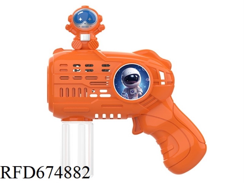 STARRY SKY ORANGE SMALL ELECTRIC BUBBLE GUN