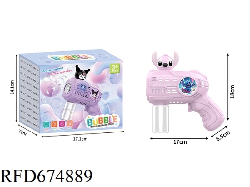STITCH'S SMALL ELECTRIC BUBBLE GUN