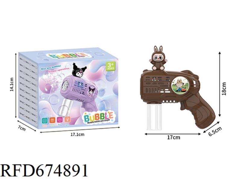 LABAB SMALL ELECTRIC BUBBLE GUN