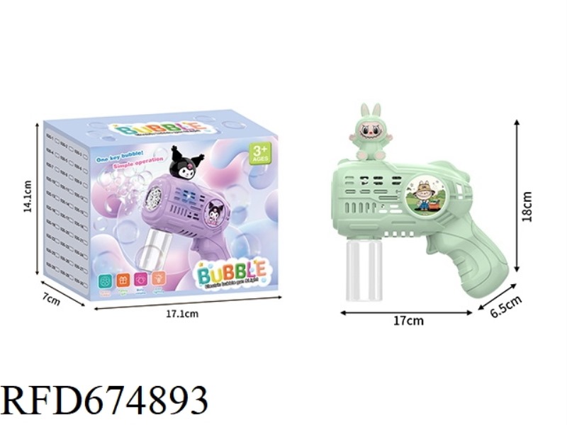 LABAB SMALL ELECTRIC BUBBLE GUN
