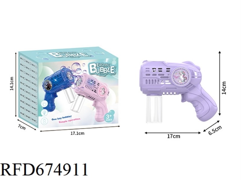 UNICORN ELECTRIC BUBBLE GUN