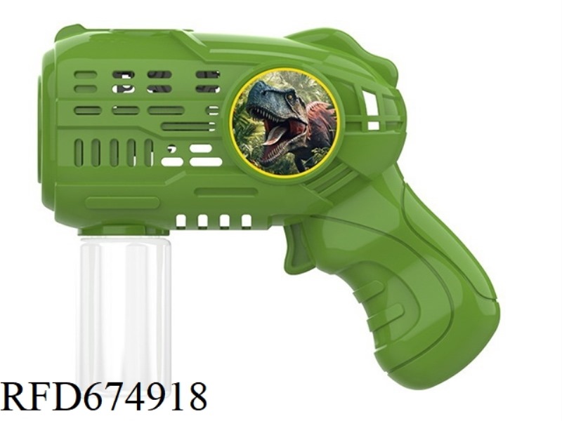 DINOSAUR ELECTRIC BUBBLE GUN