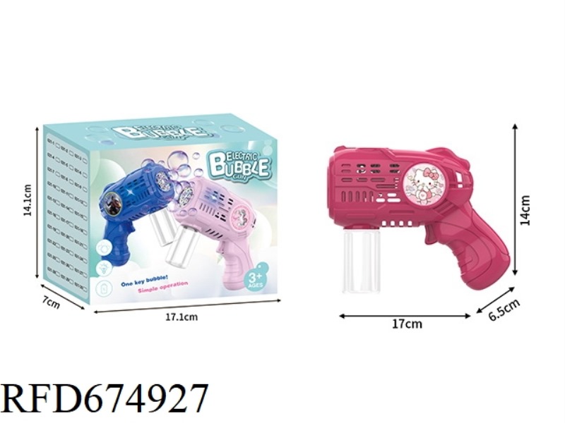 HELLO KT SMALL ELECTRIC BUBBLE GUN