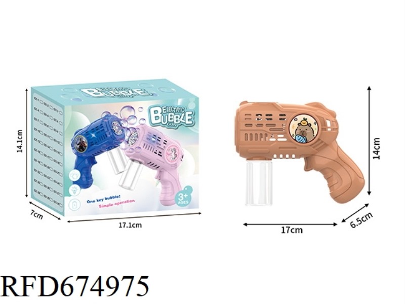 CAPIBALA ELECTRIC BUBBLE GUN
