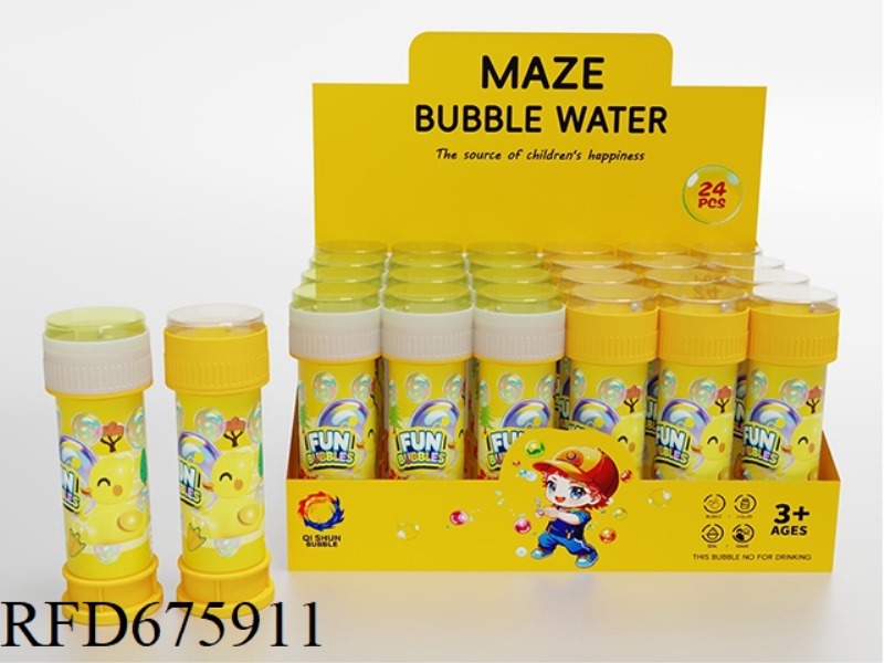 24 ZHUANG DUCK LABEL MAZE BUBBLE WATER