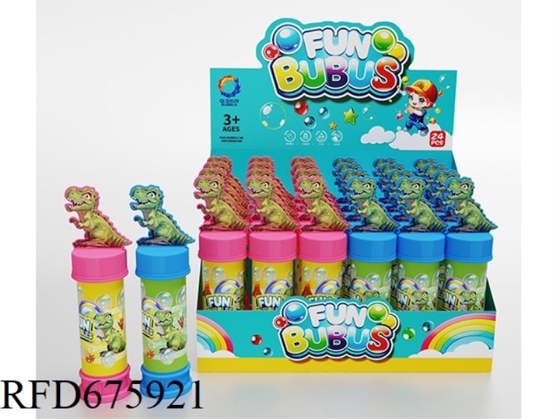 24 ZHIZHUANG CARTOON DINOSAUR BUBBLE WATER