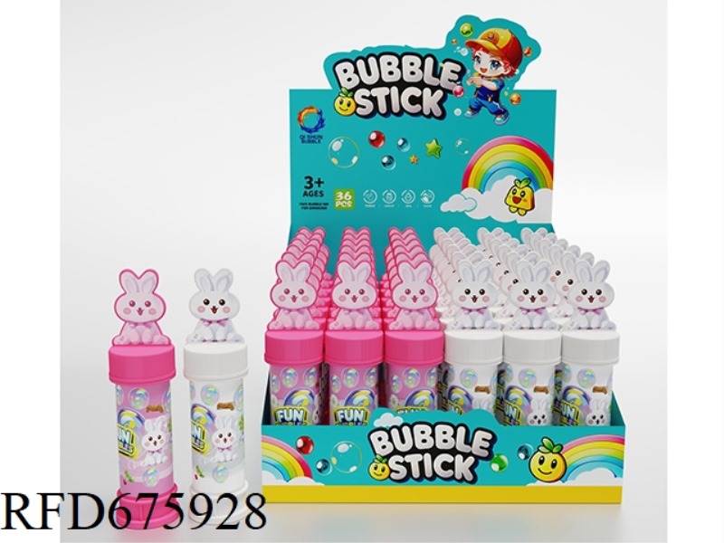 36 ZHUANG CARTOON RABBIT BUBBLE WATER