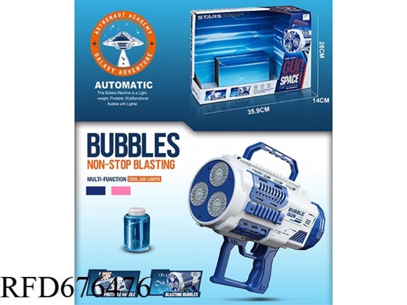 ELECTRIC THREE-CYLINDER BUBBLE MACHINE