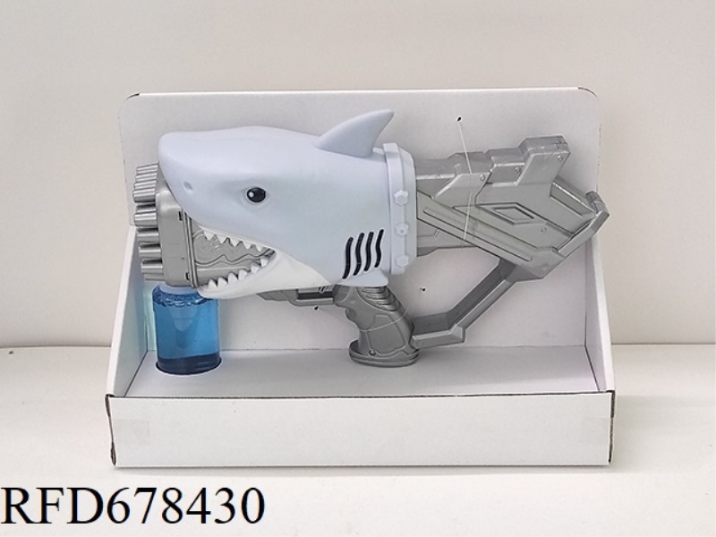 3 in 1 friction shark bubble gun(1*118ml）