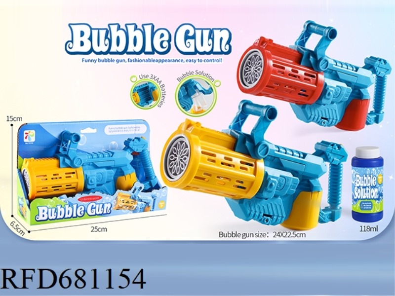 GATLING BUBBLE MACHINE