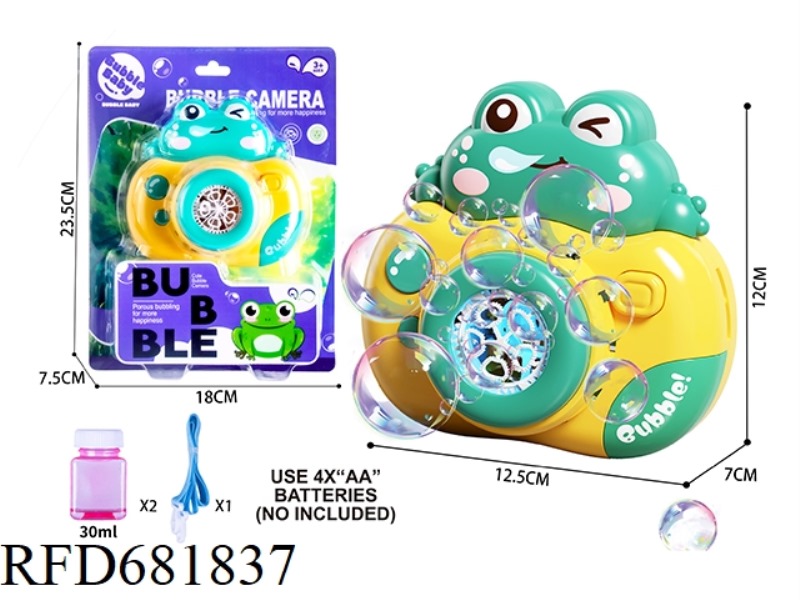 FROG BUBBLE CAMERA WITH LIGHT