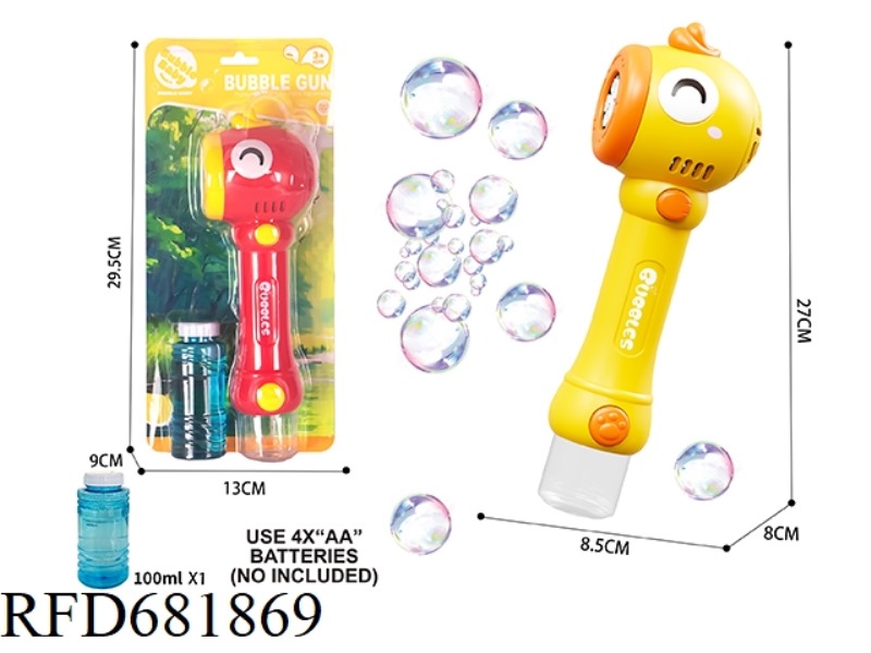 DUCK BUBBLE STICKS WITH LIGHTS