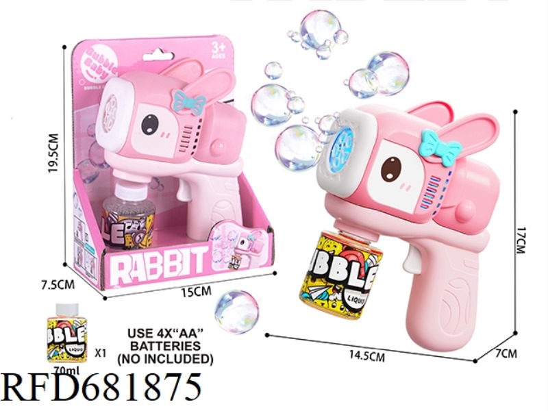 MY MELODY BUBBLE GUN WITH LIGHT.
